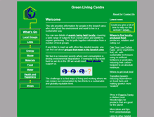 Tablet Screenshot of greenlivingcentre.org.uk